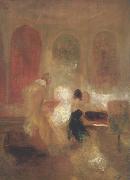 Joseph Mallord William Turner Music party in Petworth (mk31) USA oil painting artist